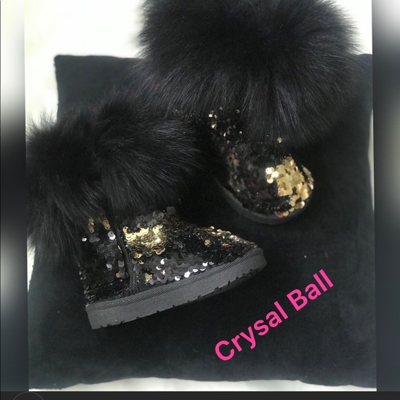 Custom made toddler girl sequin boot - Picture 2 of 3